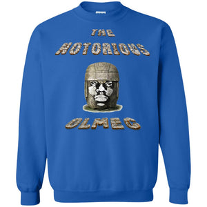 The Notorious Olmec Crewneck  Sweatshirt  8 oz.