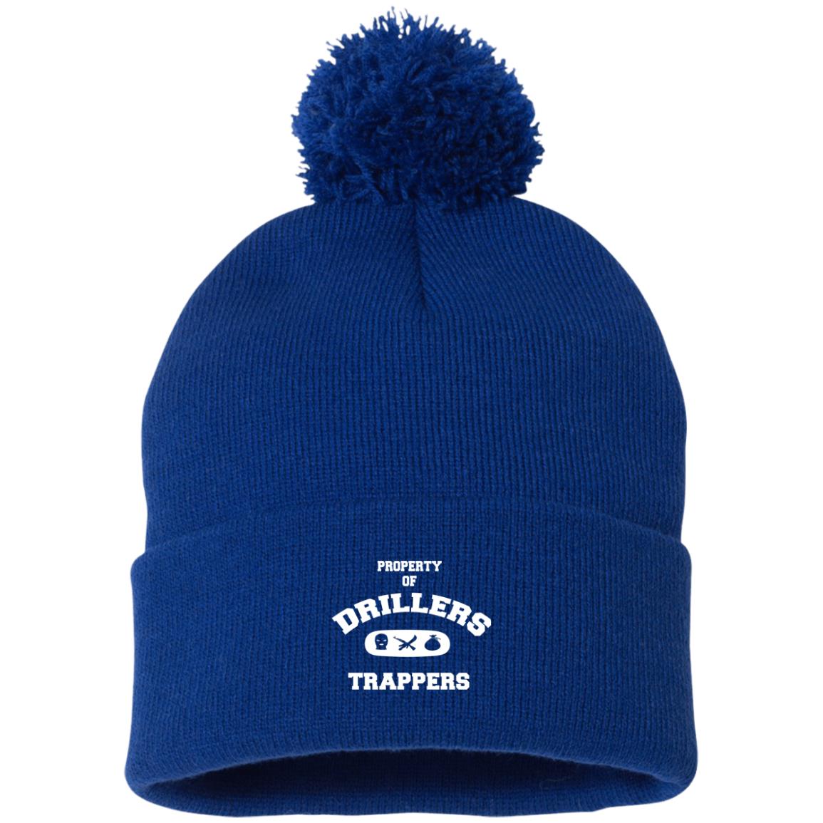 PROPERTY OF DRILLERS Pom Pom Knit Cap