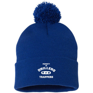 PROPERTY OF DRILLERS Pom Pom Knit Cap