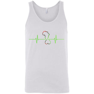 Afrika Hearthbeat Unisex Tank Top