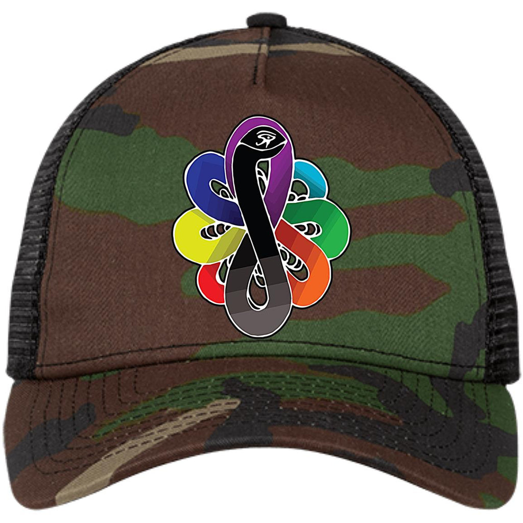 Chackra Snake of creation Trucker Cap