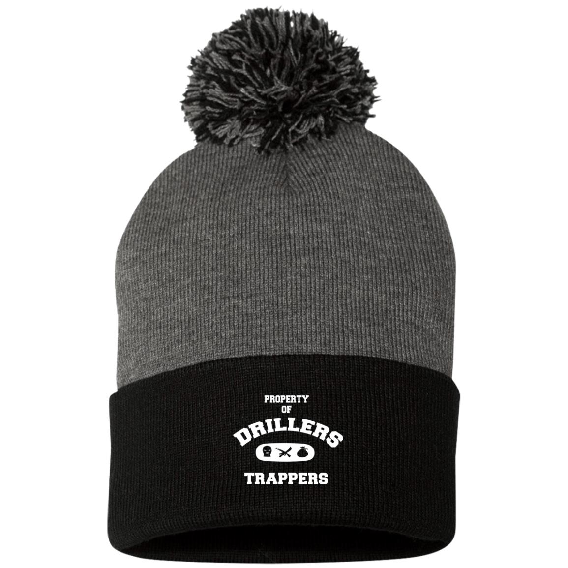 PROPERTY OF DRILLERS Pom Pom Knit Cap