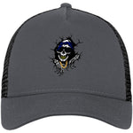 CRIP SKULL Snapback Trucker Cap