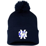 NHC BW Pom Pom Knit Cap