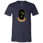 Nubian Goons Mask Youth Short Sleeve V-Neck Jersey T-Shirt