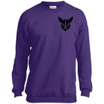 Owl Face Transformers Youth Crewneck Sweatshirt