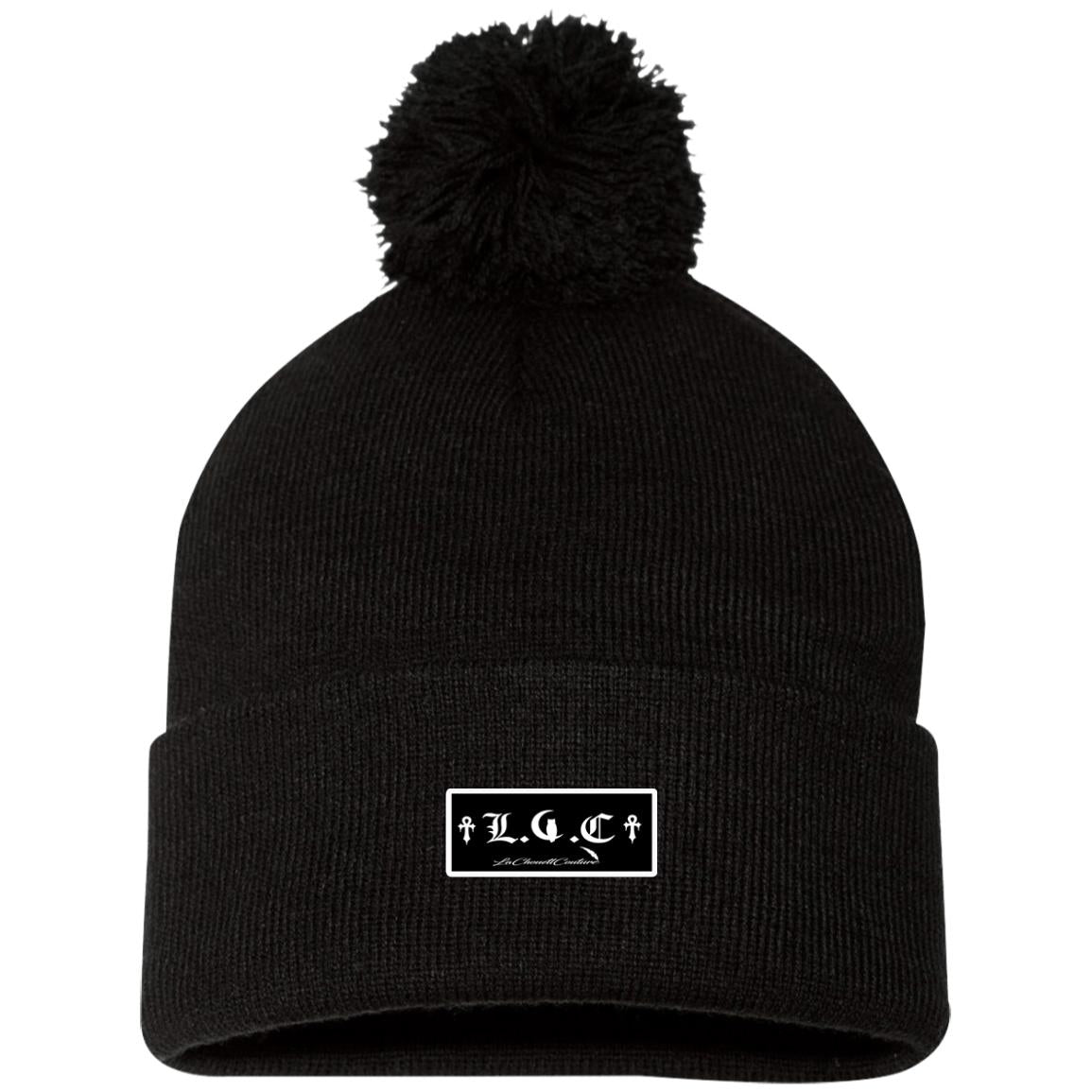LCC PATCH Pom Pom Knit Cap