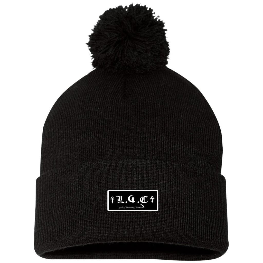 LCC PATCH Pom Pom Knit Cap