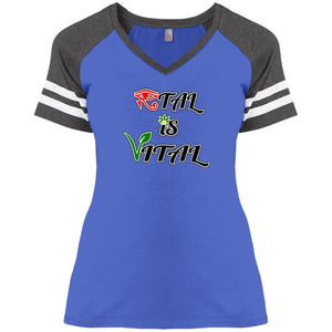 Ital Is Vital Ladies' V-Neck T-Shirt