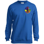 Infinity Snake of B-mwelo(chakras) Youth Crewneck Sweatshirt