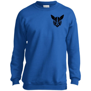 Owl Face Transformers Youth Crewneck Sweatshirt