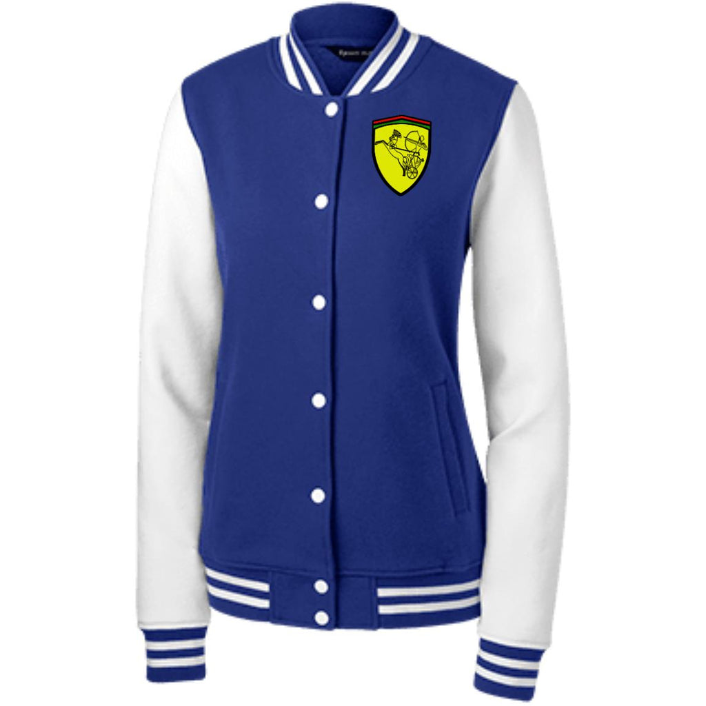 Ramses II Victory EMB Women's Fleece Letterman Jacket