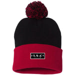 LCC PATCH Pom Pom Knit Cap
