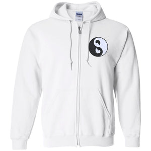 Ying Yang KMT Zip Up Hooded Sweatshirt