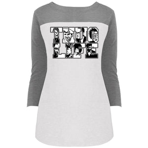 Thug Life Icon Ladies' 3/4 Sleeve T-Shirt