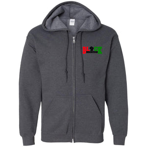 BLACK OWNED RBG Zip Up Hooded Sweatshirt