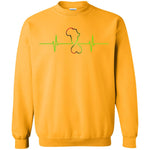 Afrika Hearthbeat Crewneck Sweatshirt