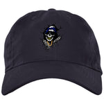 CRIP SKULL Brushed Twill Unstructured Cap