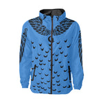 LCC WINGZ BLUE All Over Print Windbreaker for Unisex