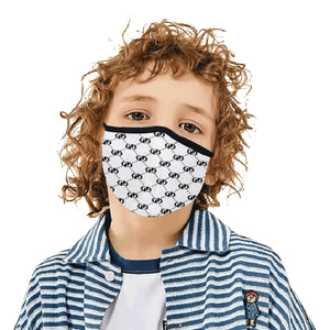 EXCELLENGE BLACC Mouth Mask in One Piece (2 Filters Included)