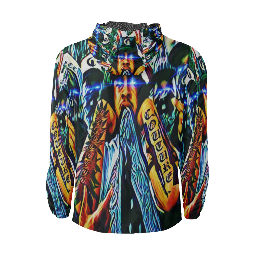 BLUDROID All Over Print Windbreaker for Unisex