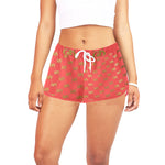 EXCELLENCE PINKGLD Women's All Over Print Relaxed Shorts
