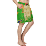 TROPICAL PAPYRUS Men's All Over Print Casual Shorts