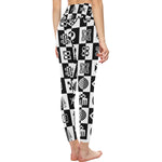 ADINKRA PUZZLE  High-Waisted Leggings