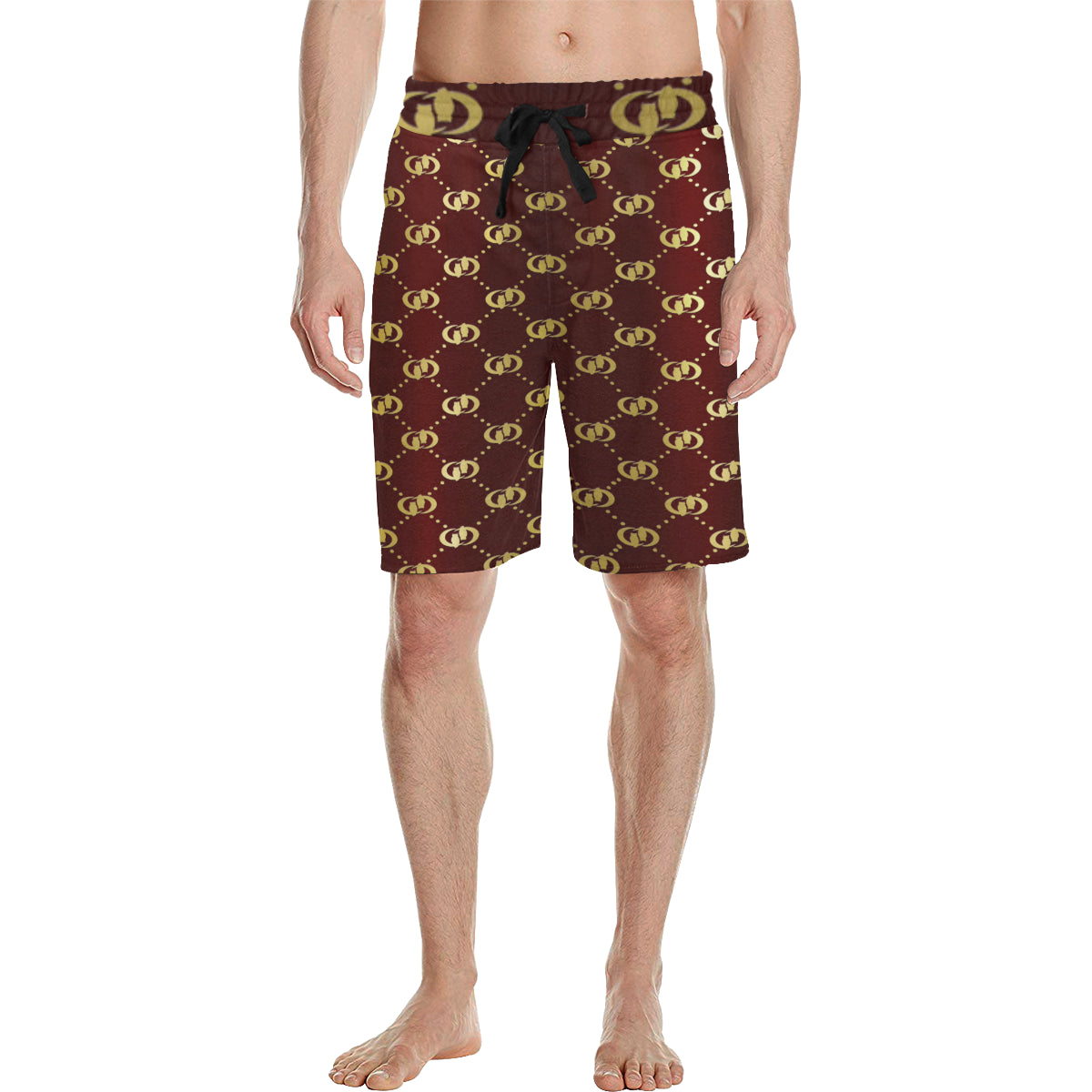 EXCELLENCE BRDXGLD Men's All Over Print Casual Shorts (Model L23)