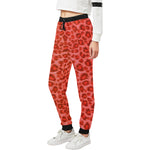 RED TIGER SKIN Women's All Over Print Sweatpants (Model L11)