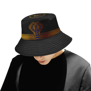 SNAKE SKIN WADJET All Over Print Bucket Hat for Men
