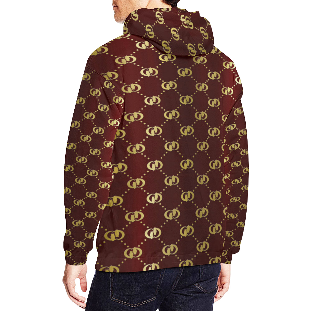 EXCELLENCE BRDXGLD All Over Print Hoodie for Men