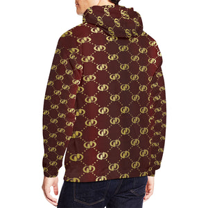 EXCELLENCE BRDXGLD All Over Print Hoodie for Men