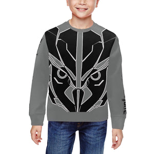 CHOUETTFORMERS GRIS All Over Print Crewneck Sweatshirt for Kids