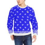 BANDANA FULLY Men's Rib Cuff Crew Neck Sweatshirt