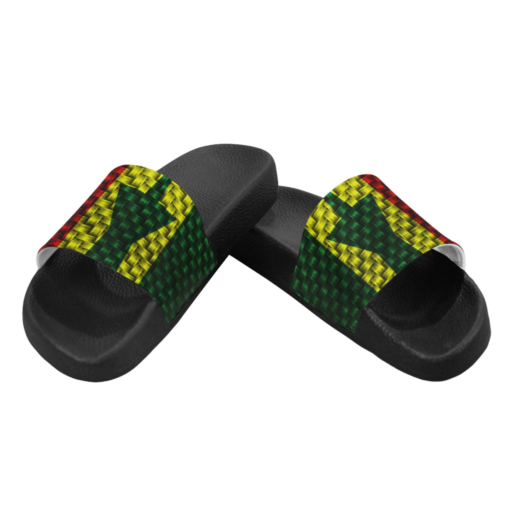 SENEGAL FLAG Men's Slide Sandals (Model 057)