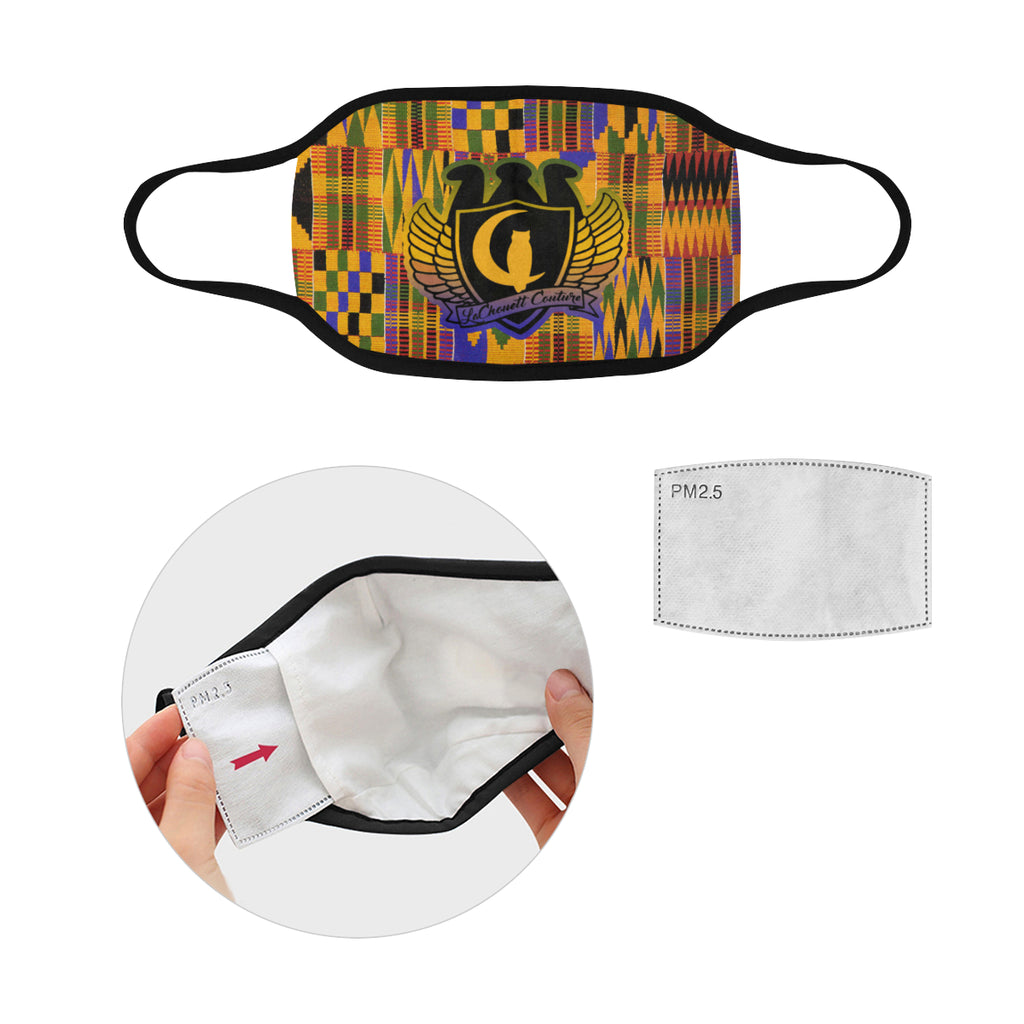 KENTE OG Mouth Mask in One Piece (2 Filters Included)