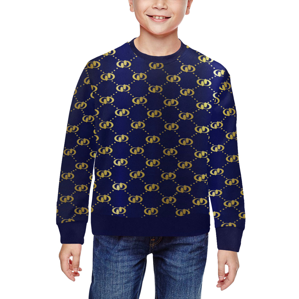EXCELLENCE BLGLD All Over Print Crewneck Sweatshirt for Kids