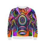 COLORING CHOUETT Men's Rib Cuff Crew Neck Sweatshirt