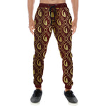 ELEGANCE BRDX GOLD Men's All Over Print Sweatpants (Model L11)