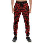 GORGIOUS RED Men's All Over Print Sweatpants (Model L11)