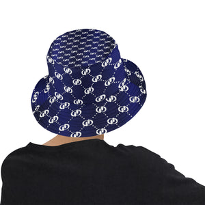 EXCELLENCE BLUE All Over Print Bucket Hat for Men