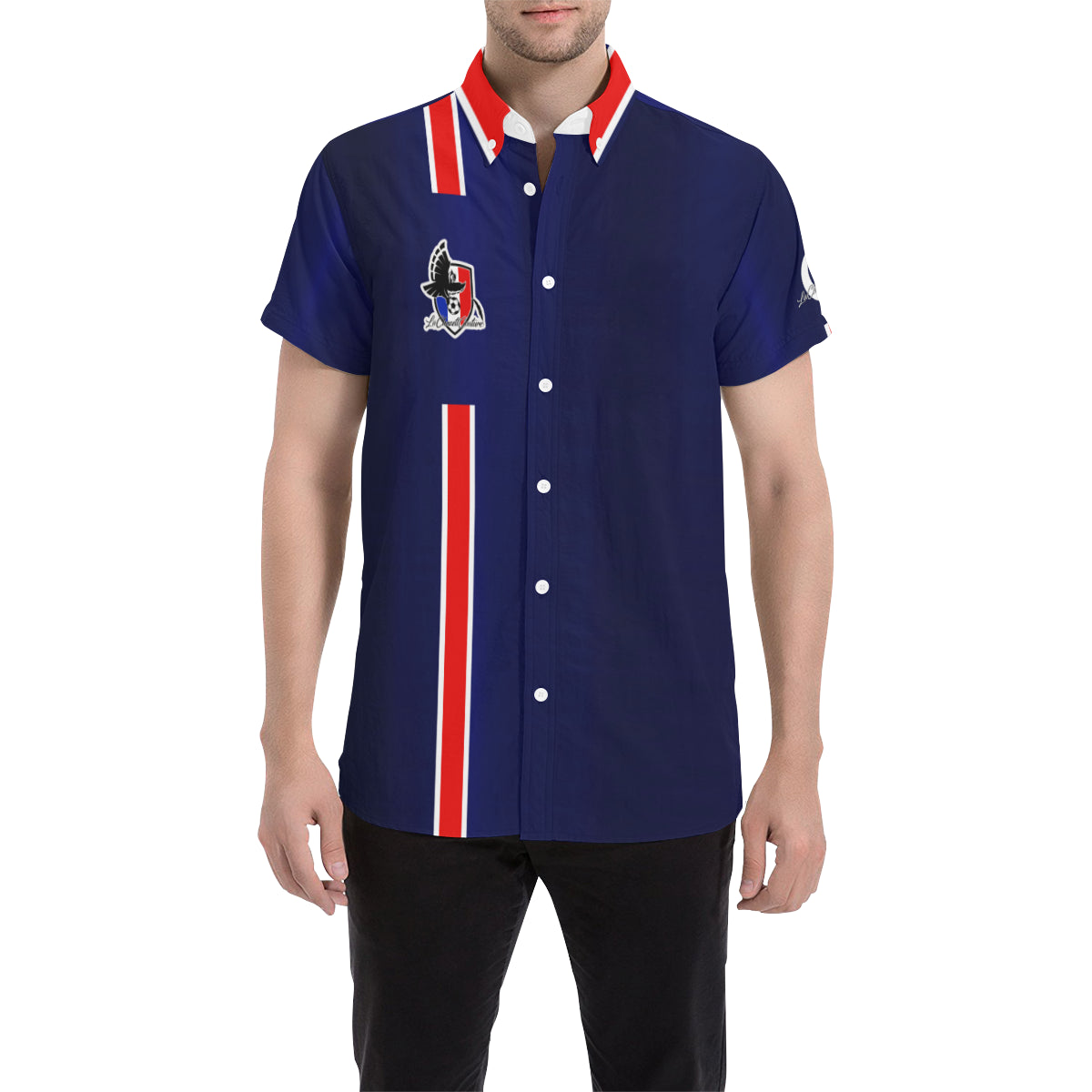 FC PANAME Men's All Over Print Short Sleeve Shirt