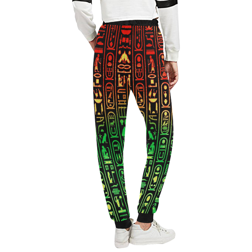 HIERO RASTA Women's All Over Print Sweatpants (Model L11)