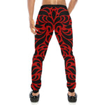 GORGIOUS RED Men's All Over Print Sweatpants (Model L11)