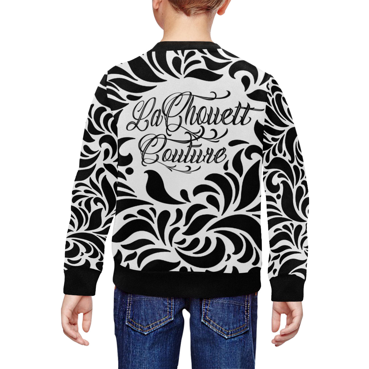 GORGIOUS LEAF W All Over Print Crewneck Sweatshirt for Kids (Model H29)