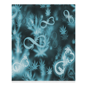 INFINITY BLUE COSMOS 3-Piece Bedding Set