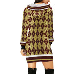 ARLEQUIN BRDX All Over Print Hoodie Mini Dress