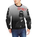 EAZY DUZ IT Men's Rib Cuff Crew Neck Sweatshirt
