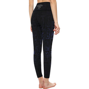 HOTEP EYES All Over Print High-Waisted Leggings (Model L36)